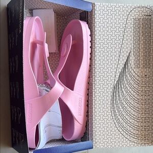 Birkenstock Pink Slide Sandals Minimalist Design